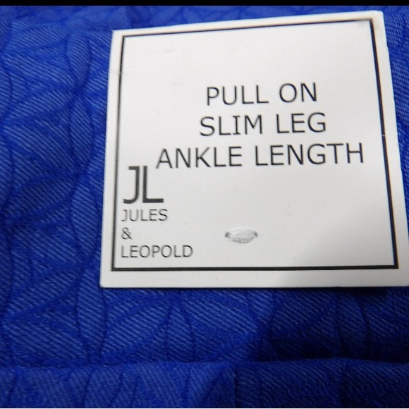 Jules & Leopold Slim Pull On Pant size 16W - Picture 3 of 5